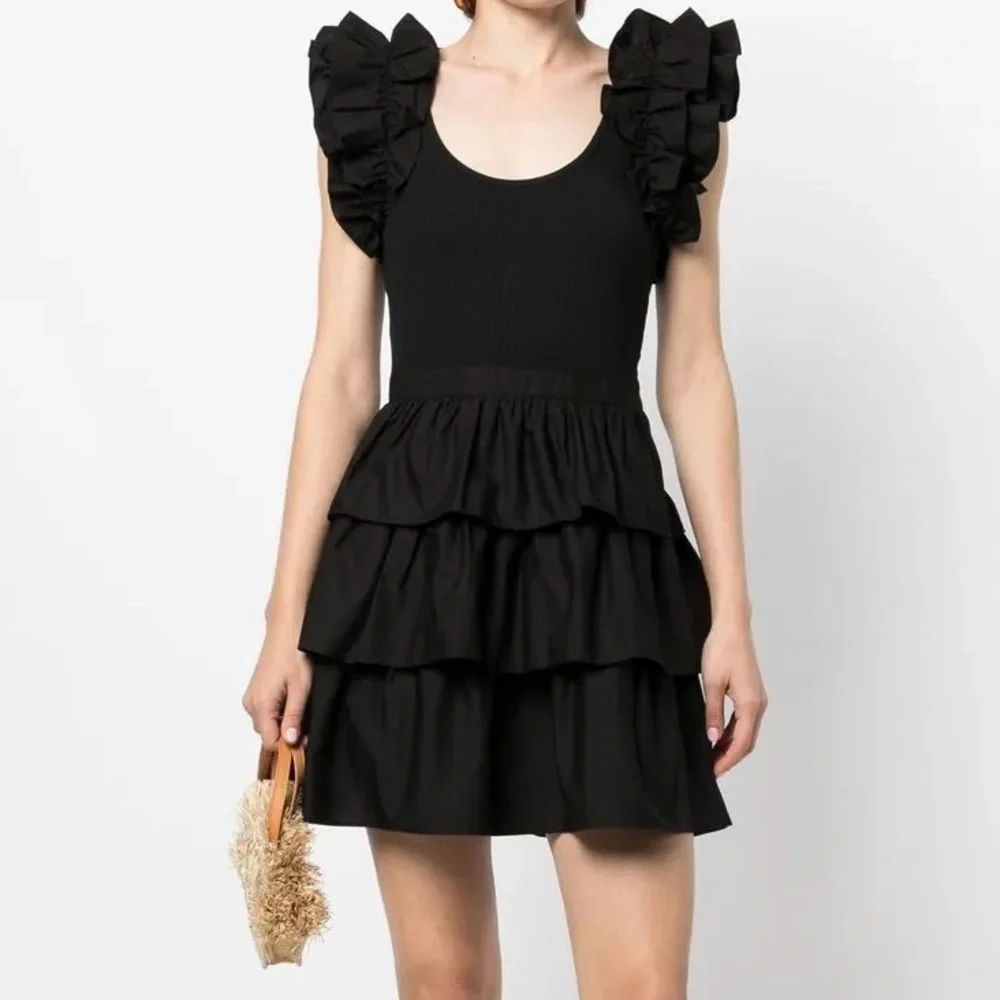 NWT Ulla Johnson Hanna Dress in Noir, Size 6 - Picture 1 of 13